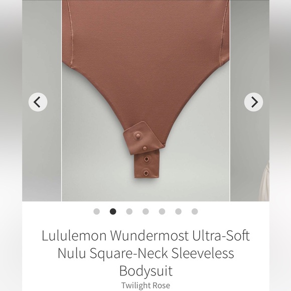 Lululemon Wundermost Ultra-Soft Nulu Square-Neck Sleeveless Bodysuit - Picture 10 of 11